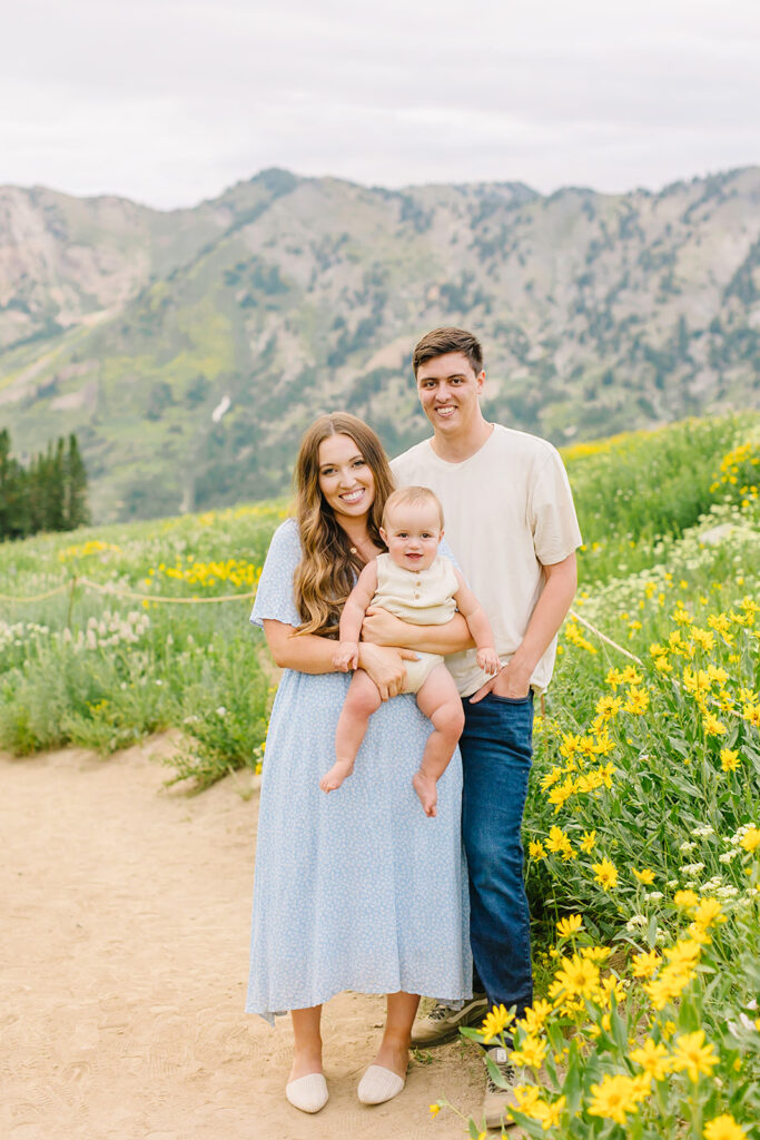 Albion Basin Wild Flowers Family Pictures