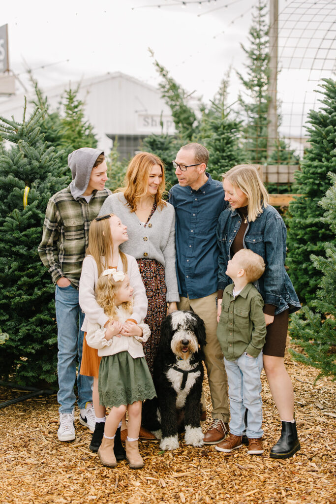 Utah Christmas Tree Mini Session | Kinlands Farm