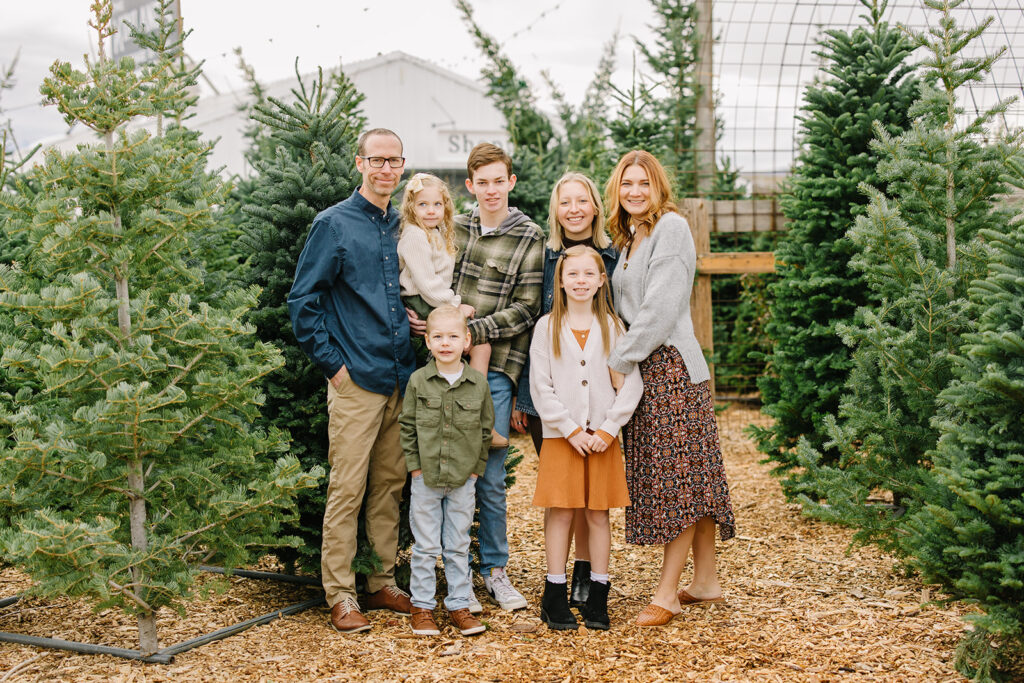 Utah Christmas Tree Mini Session | Kinlands Farm