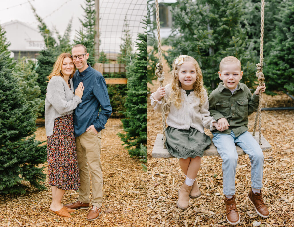 Utah Christmas Tree Mini Session | Kinlands Farm