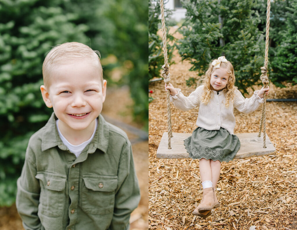 Utah Christmas Tree Mini Session | Kinlands Farm