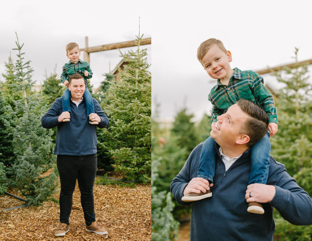 Christmas Tree Family Pictures | Utah Photographer