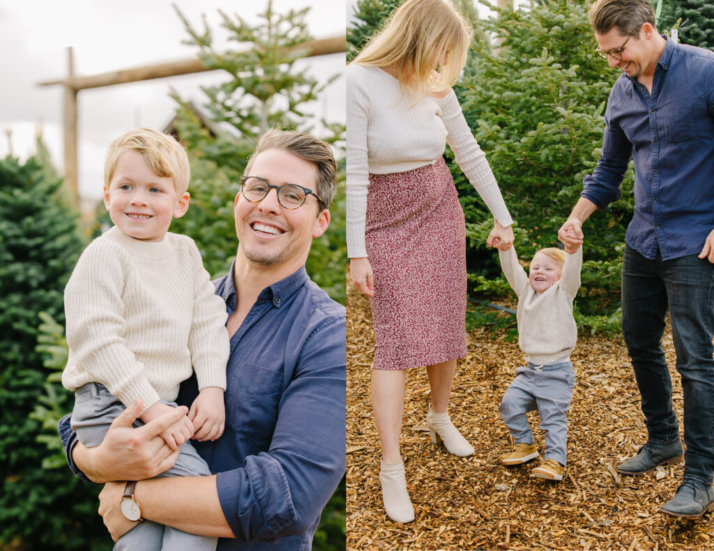 Christmas Tree Mini Session | Kinlands Farm Utah