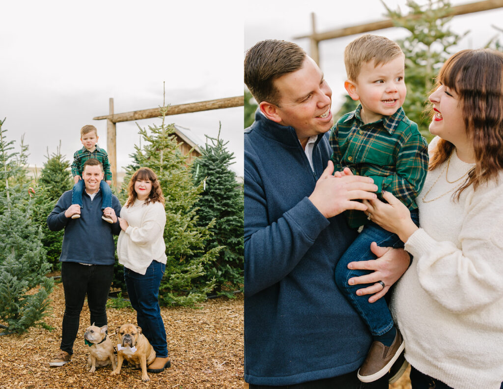 Christmas Tree Family Pictures | Utah Photographer