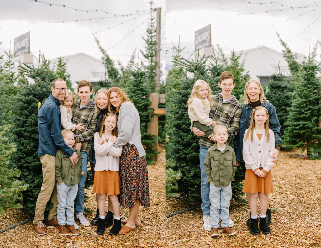 Utah Christmas Tree Mini Session | Kinlands Farm