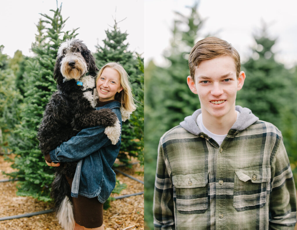 Utah Christmas Tree Mini Session | Kinlands Farm