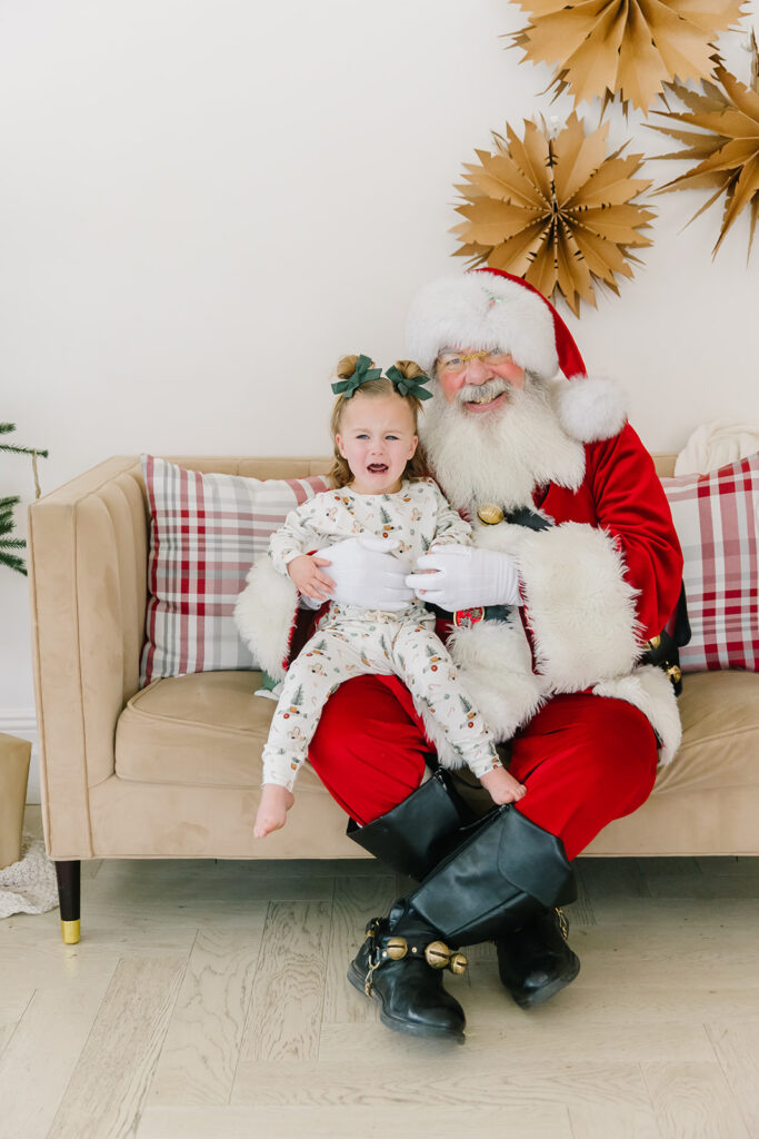 Matching Jammie Santa Pictures | Utah Photographer