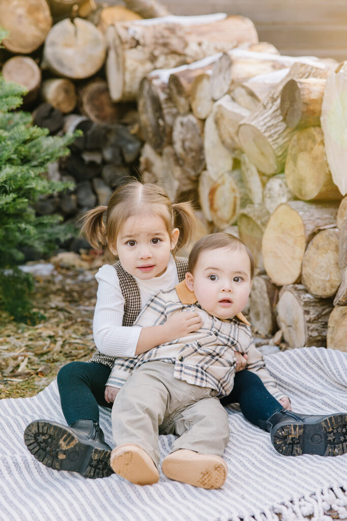 Utah Christmas Tree Mini Session | Kinlands Farm