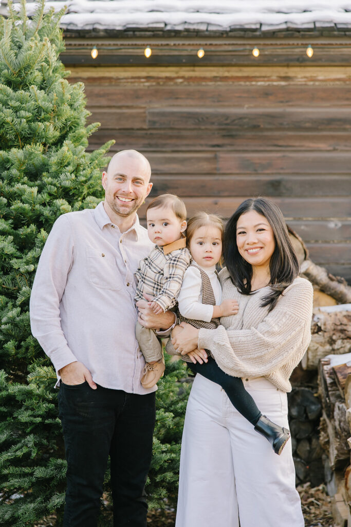 Utah Christmas Tree Mini Session | Kinlands Farm