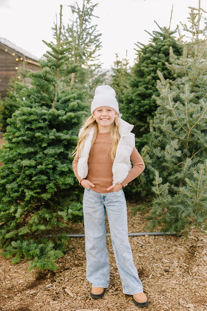 Utah Tree Farm Mini Session | Kinlands Farm