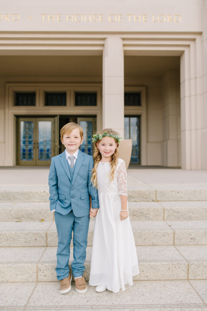 Saratoga Springs Baptism Session | Twin Baptism Pictures