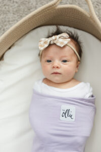 The Ollie World | Baby Swaddle Photographer