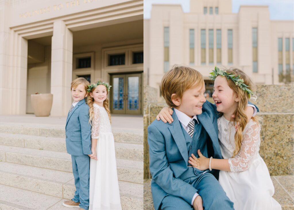 Saratoga Springs Baptism Session | Twin Baptism Pictures