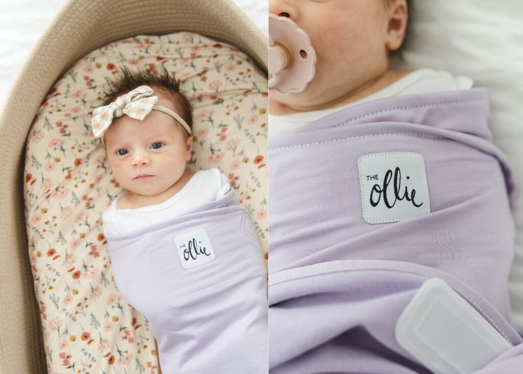 The Ollie World | Baby Swaddle Photographer