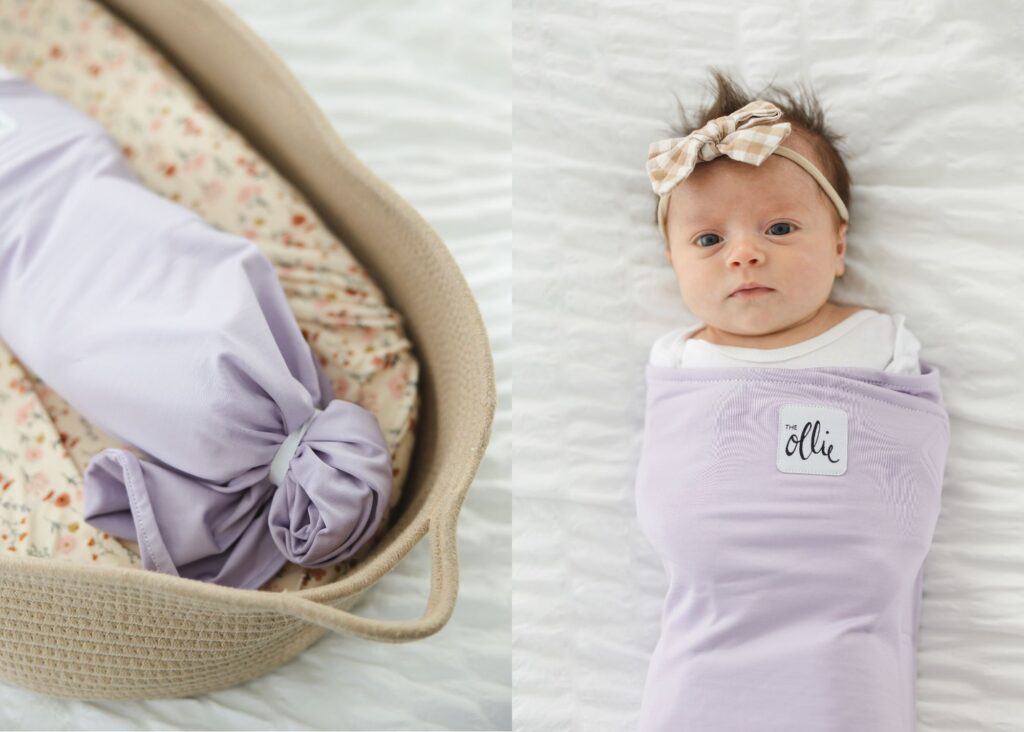 The Ollie World | Baby Swaddle Photographer