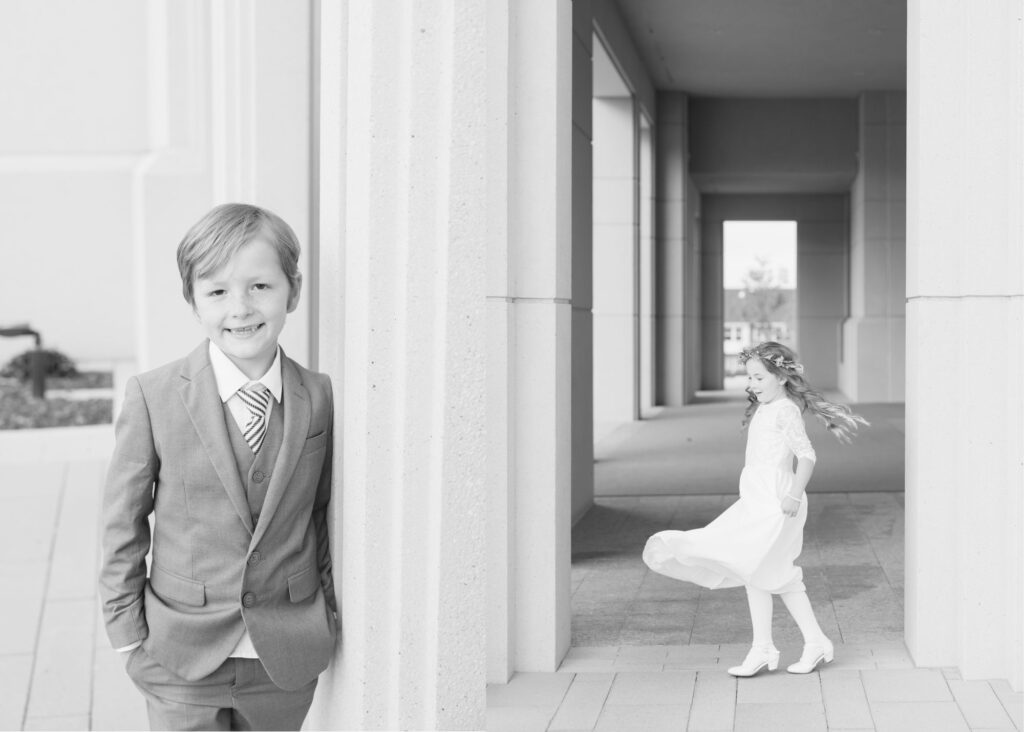 Saratoga Springs Baptism Session | Twin Baptism Pictures