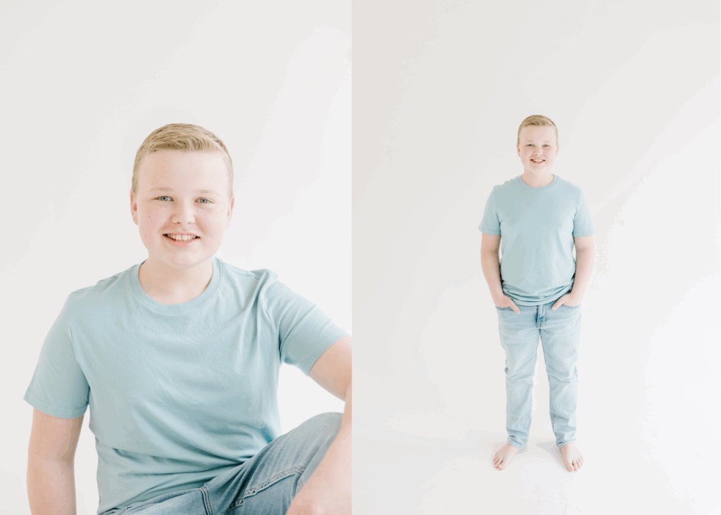 Write a simple, easy-going photography blog post about a Mommy + Me Studio Session shot at White Space Studio in Provo, Utah. 
