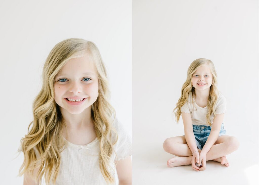 Write a simple, easy-going photography blog post about a Mommy + Me Studio Session shot at White Space Studio in Provo, Utah. 