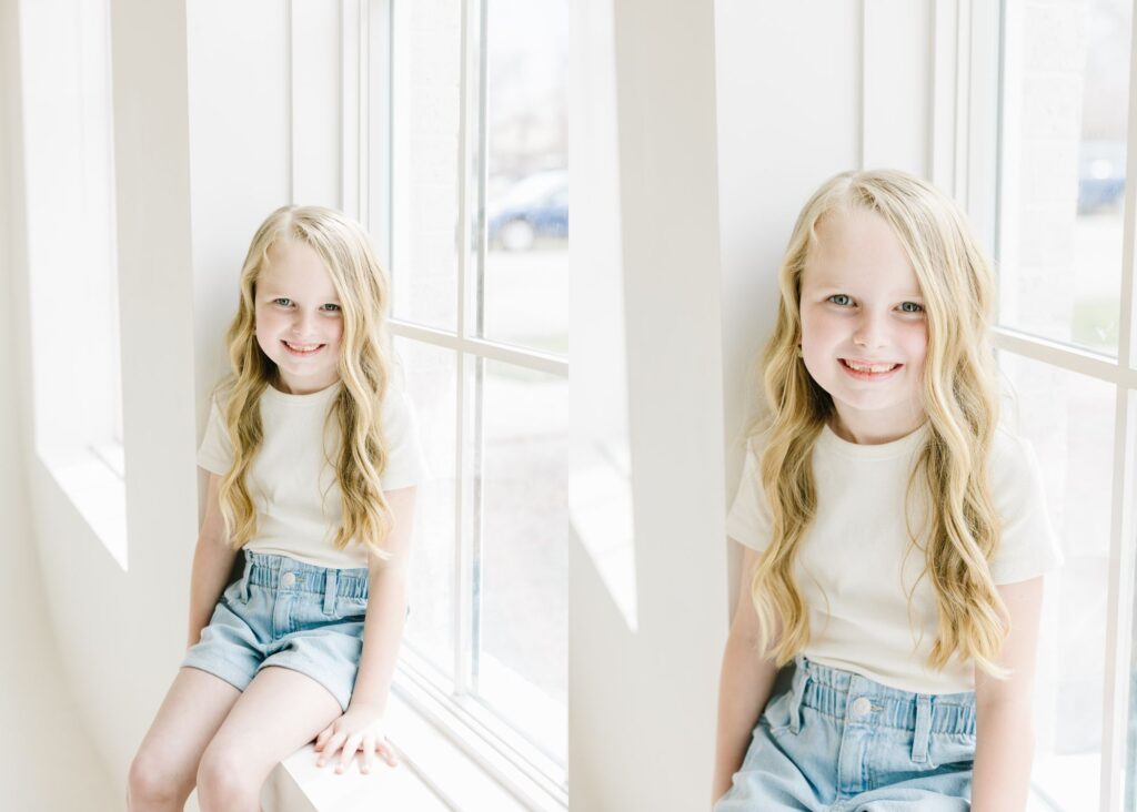 Write a simple, easy-going photography blog post about a Mommy + Me Studio Session shot at White Space Studio in Provo, Utah. 