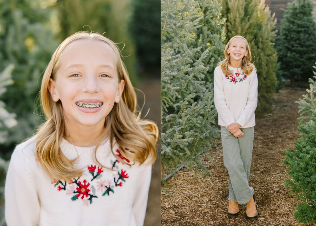 Christmas Tree Mini Session | Kinlands Farm