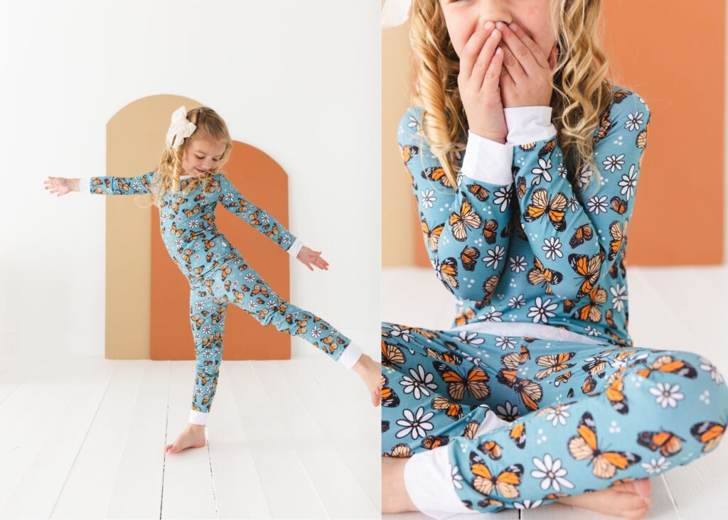 Spunky Sparrow Kids Jammies | Product Photographer
