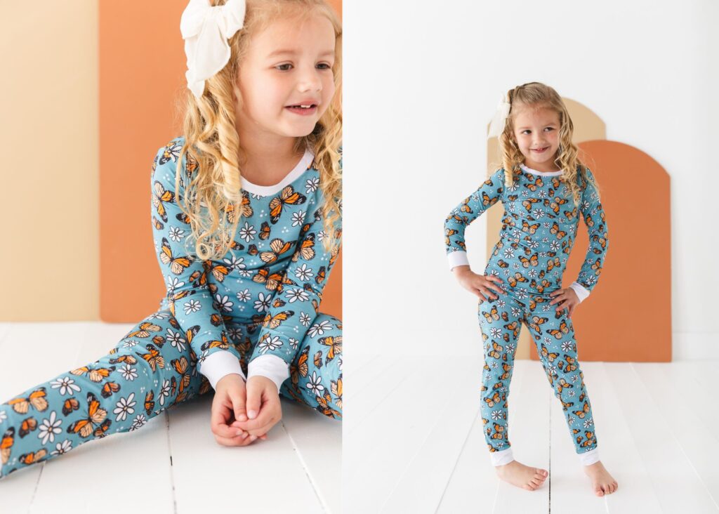 Spunky Sparrow Kids Jammies | Product Photographer