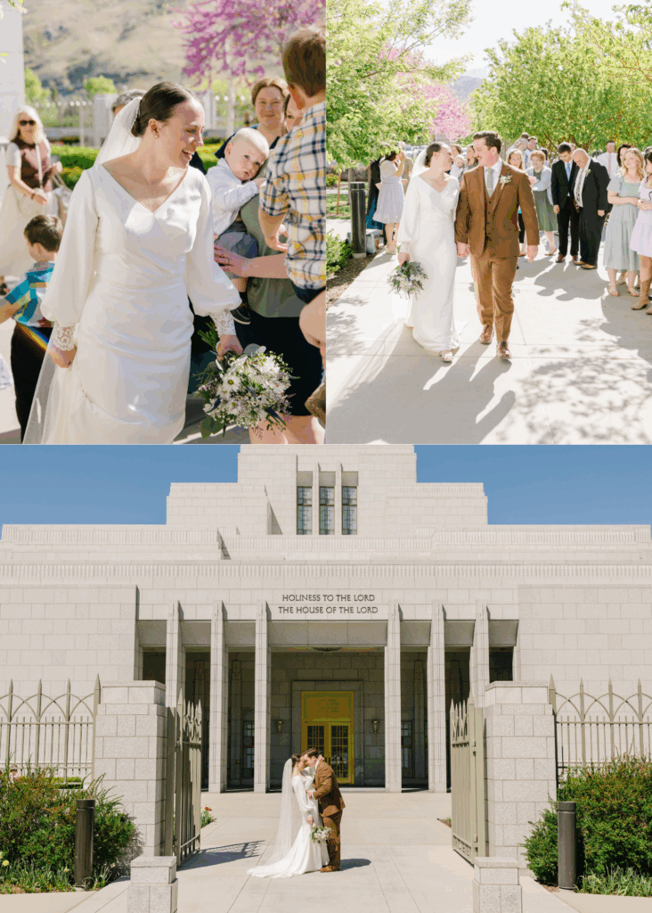 Draper Temple Wedding Day | Cameron + Emily