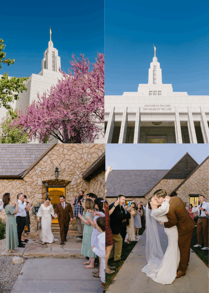 Draper Temple Wedding Day | Cameron + Emily
