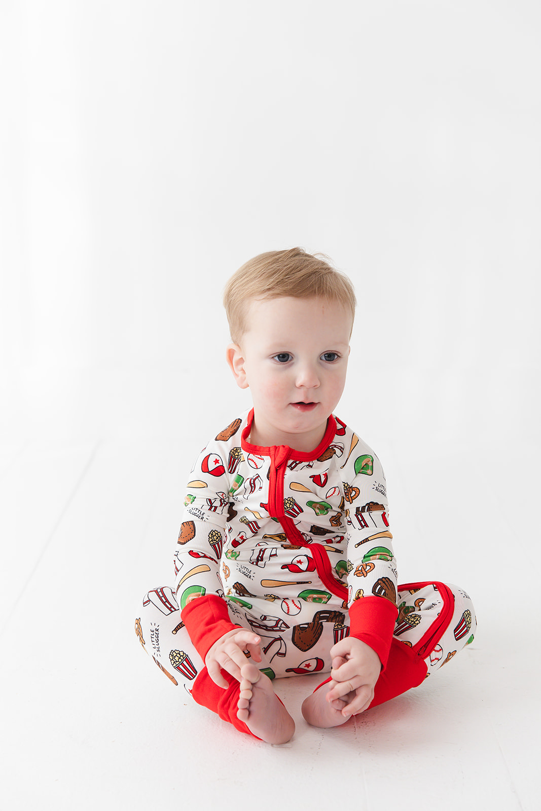 Bamboo Pajamas Photographer for Game Day Tots