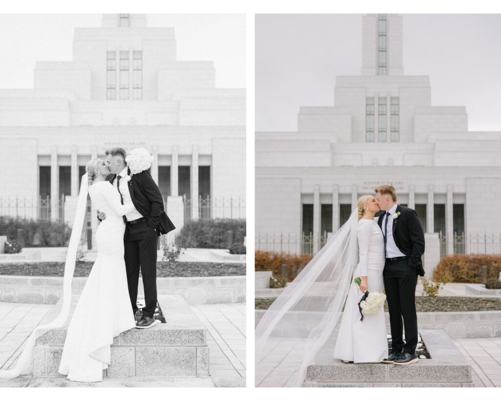 Stubler | Snowy Draper Temple Wedding