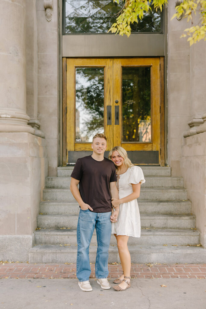 Exchange Place Engagement Session | Utah Wedding Photographer