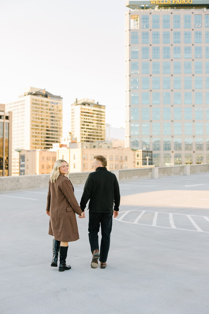 Exchange Place Engagement Session | Utah Wedding Photographer