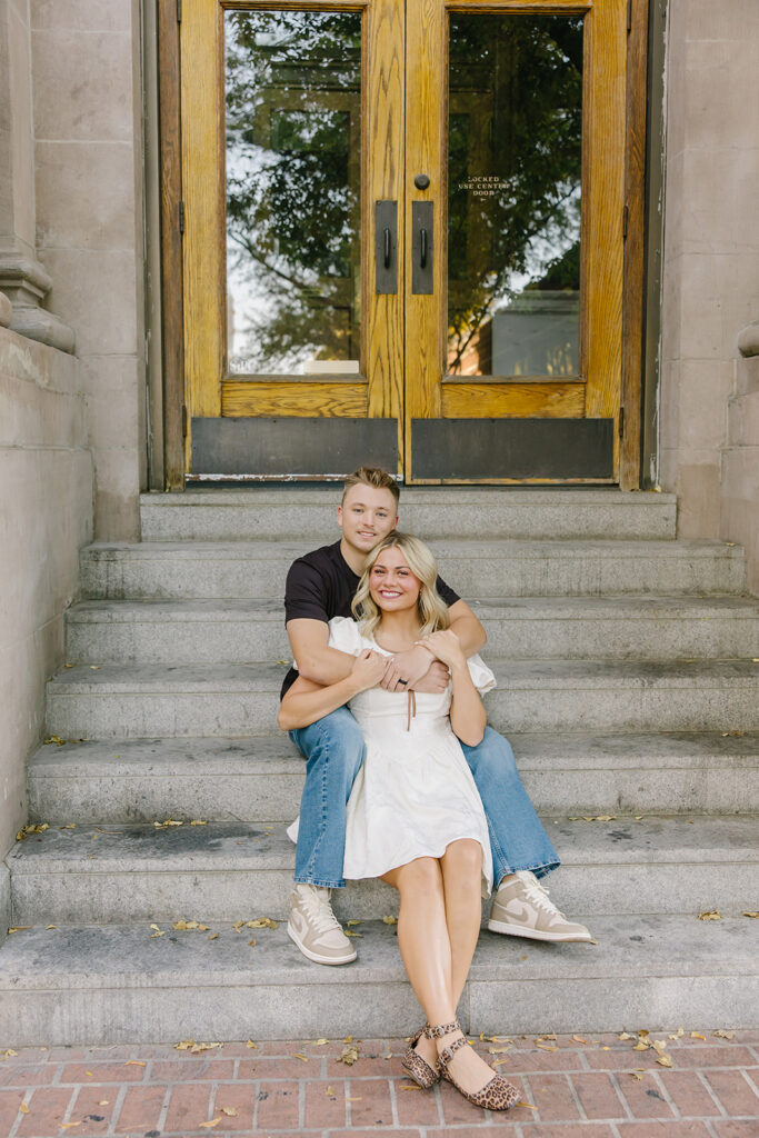 Exchange Place Engagement Session | Utah Wedding Photographer