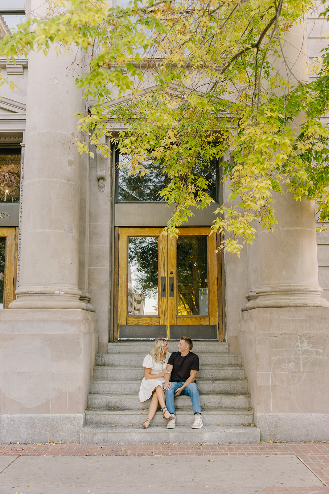 Exchange Place Engagement Session | Utah Wedding Photographer
