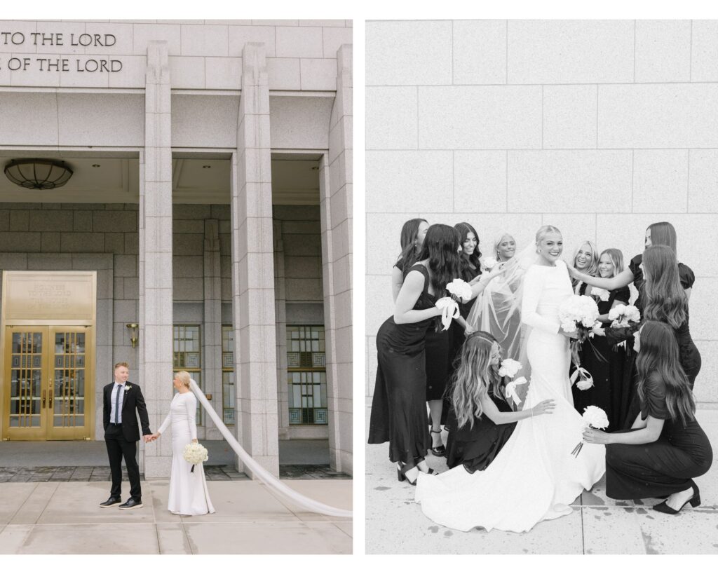 Stubler | Snowy Draper Temple Wedding