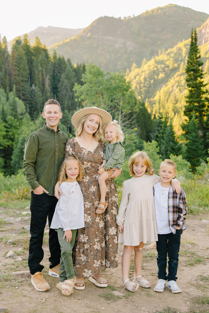 Fall Family Pictures at Jordan Pines