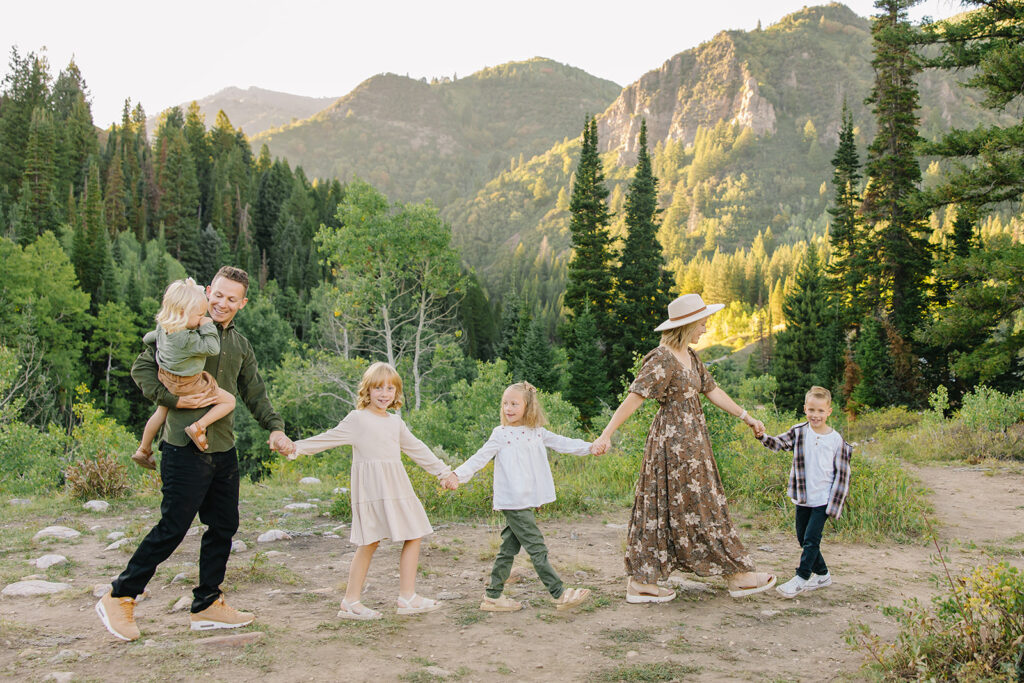 Fall Family Pictures at Jordan Pines