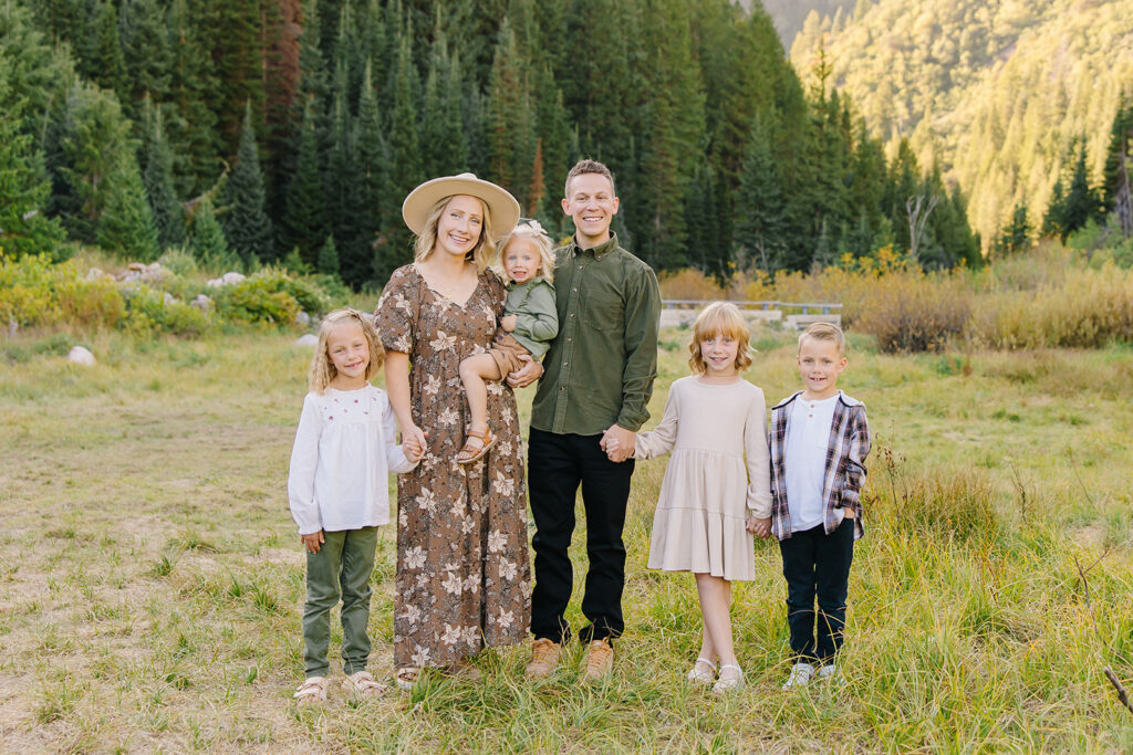 Fall Family Pictures at Jordan Pines