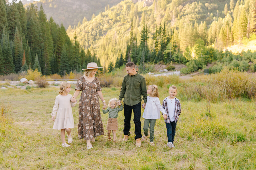 Fall Family Pictures at Jordan Pines
