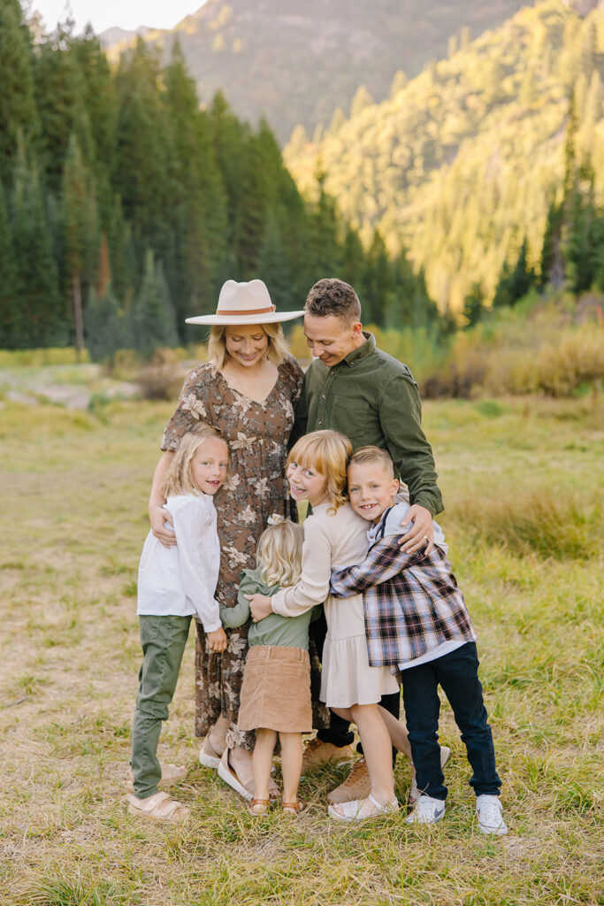 Fall Family Pictures at Jordan Pines