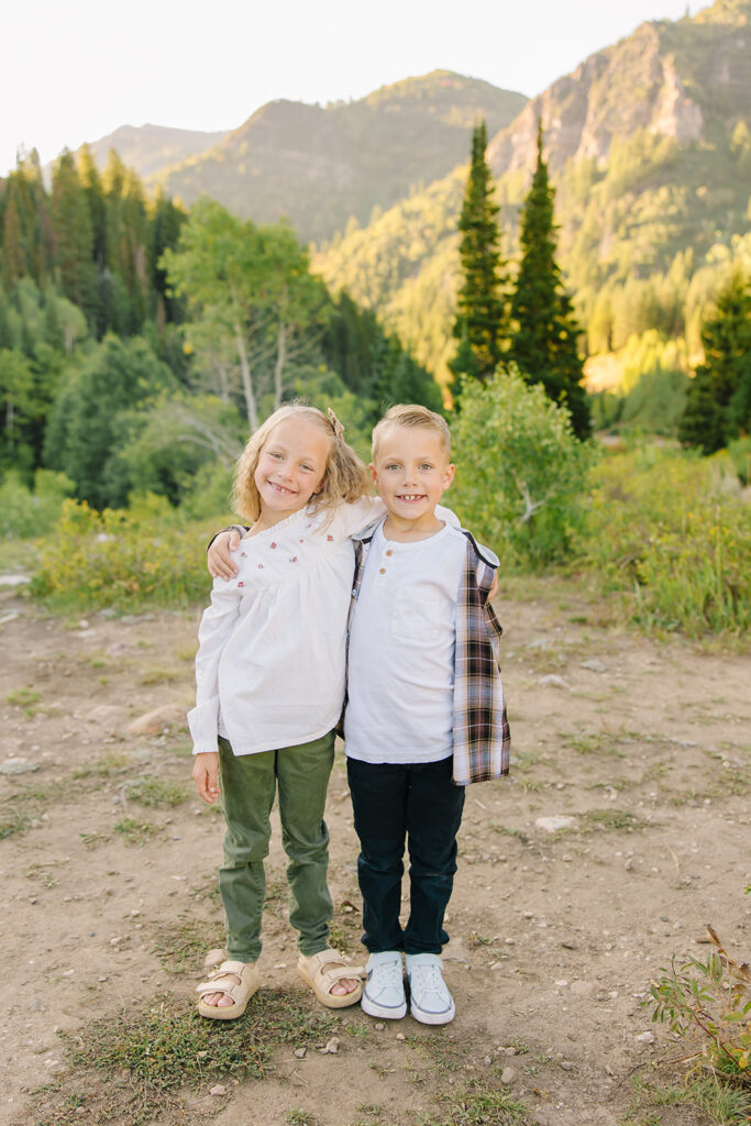 Fall Family Pictures at Jordan Pines