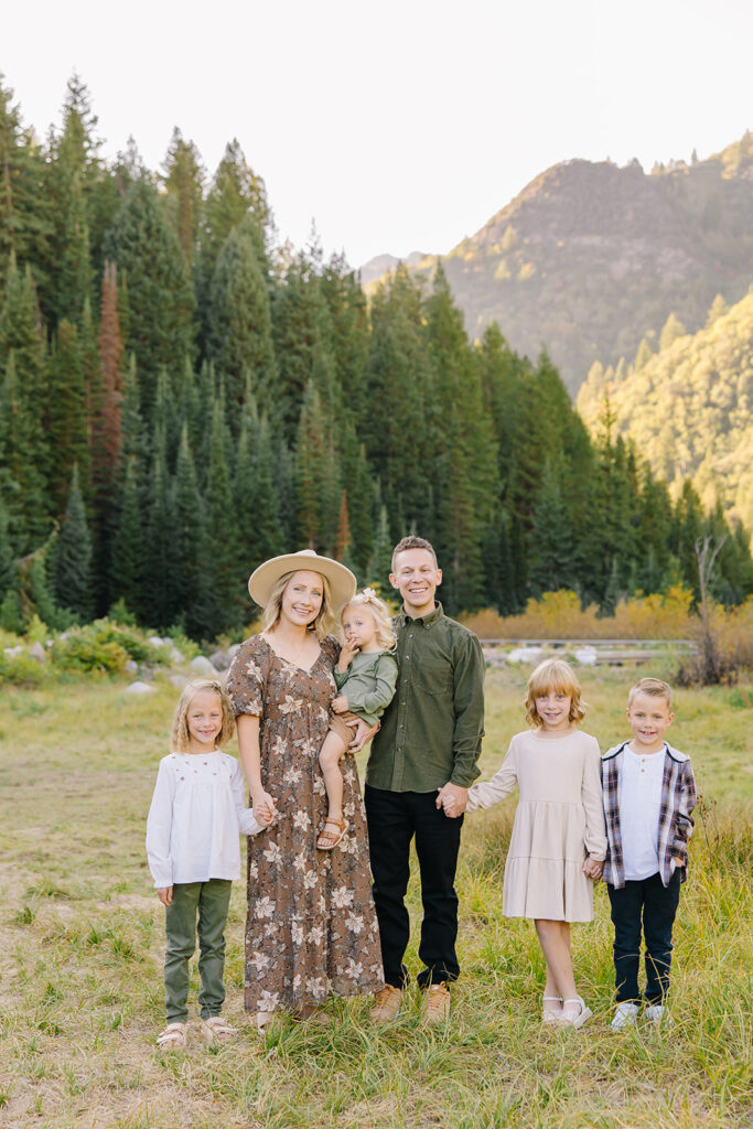Fall Family Pictures at Jordan Pines