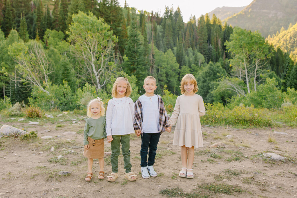 Fall Family Pictures at Jordan Pines