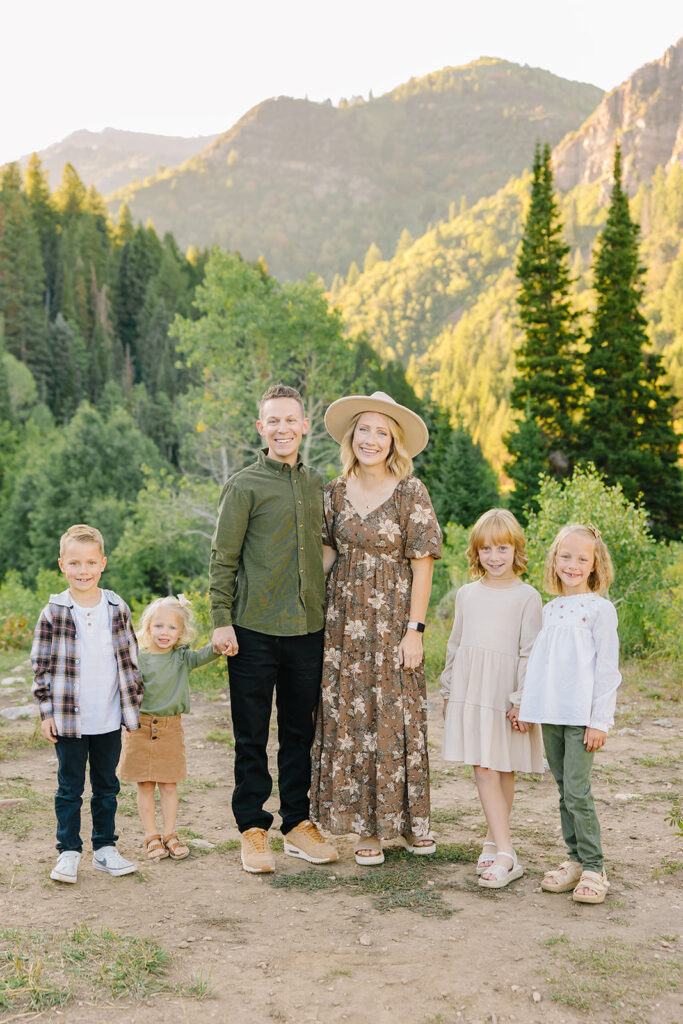 Fall Family Pictures at Jordan Pines