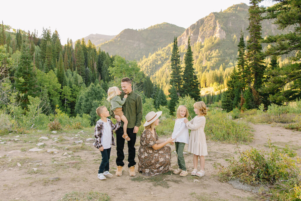 Fall Family Pictures at Jordan Pines