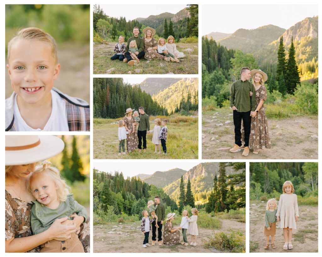 Fall Family Pictures at Jordan Pines