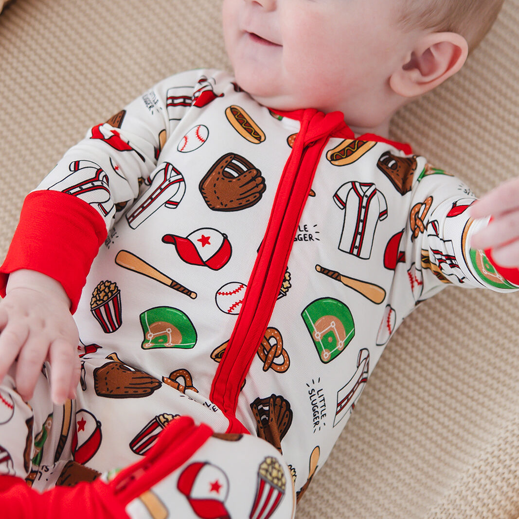 Bamboo Pajamas Photographer for Game Day Tots