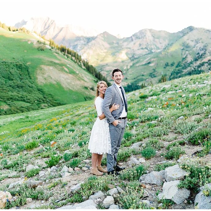 Sarah + Caleb | Albion Basin Bridals | Utah Wedding Photographer