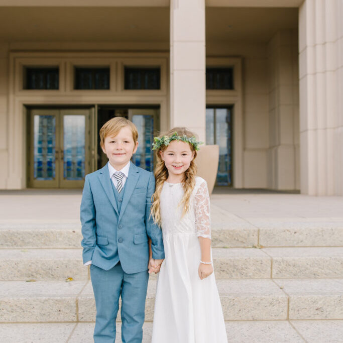 Saratoga Springs Baptism Session | Twin Baptism Pictures