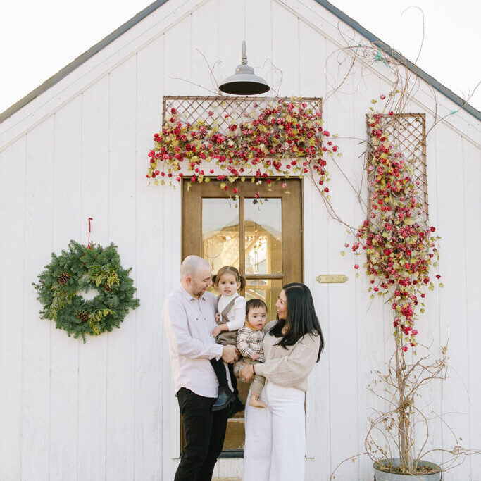 Utah Christmas Tree Mini Session | Kinlands Farm